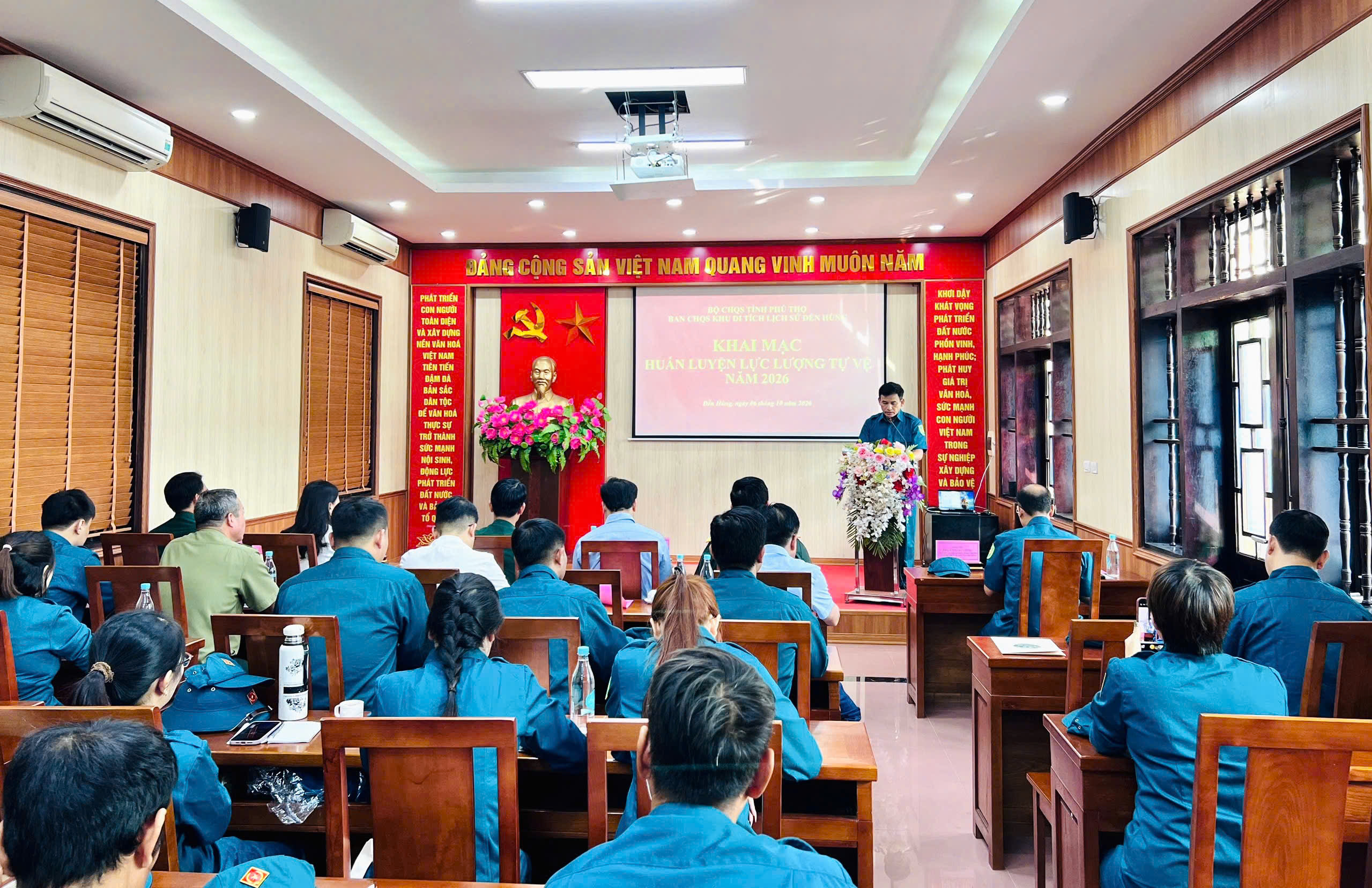 KHAI MẠC HUẤN LUYỆN LỰC LƯỢNG TỰ VỆ KHU DI TÍCH LỊCH SỬ ĐỀN HÙNG NĂM 2026